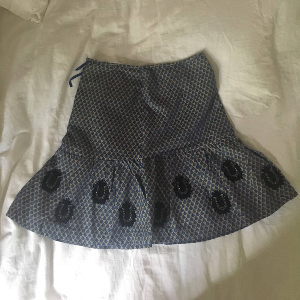 Anthropologie Leifsdottir Horseshoe skirt