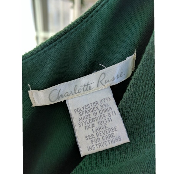 Green sleeveless dress with pockets - Picture 3 of 6