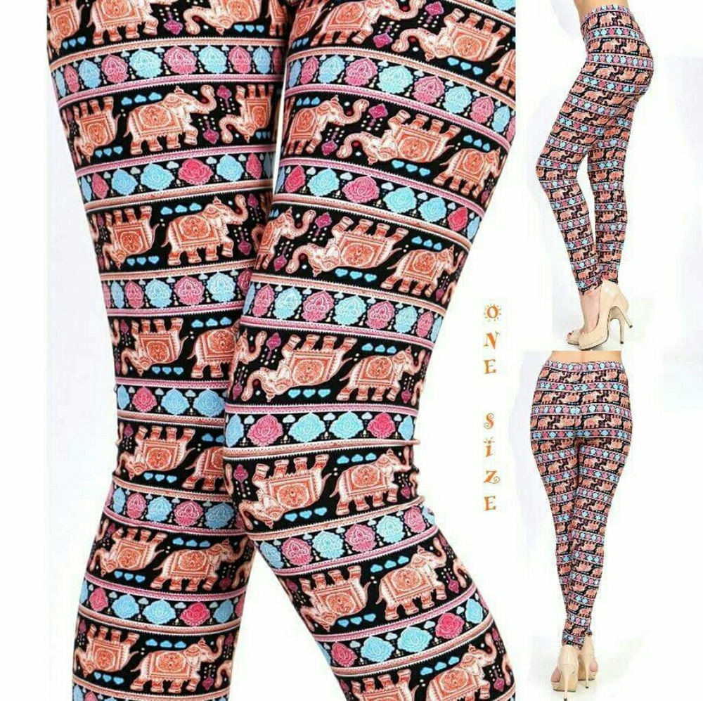 Soft OS Elephant Full Length Leggings