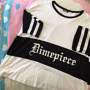 Dimepiece Long Tee One Size Jersey Like
