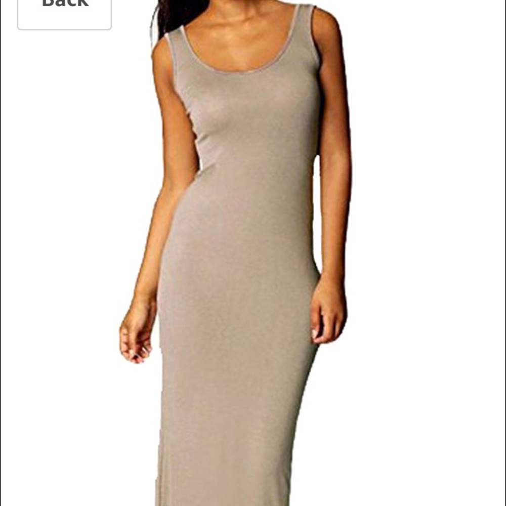 Grey maxi dress