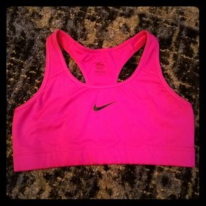 Hot Pink Nike Sports Bra