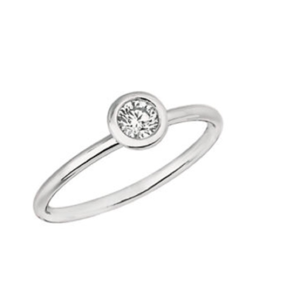 Morris & David 14k White Gold Diamond Ring