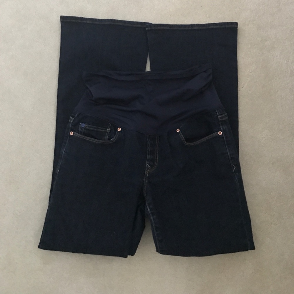 Gap maternity boot cut denim jeans