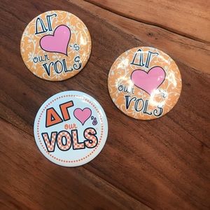 Delta Gamma University of Tennessee Buttons