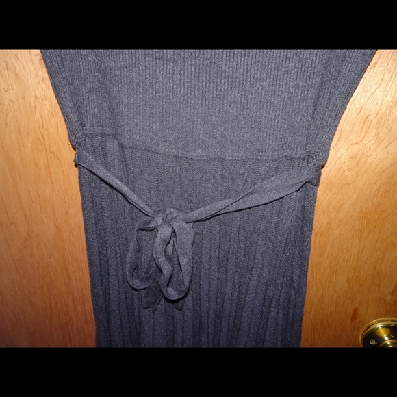 Max Studio Dark Gray Size Small Dress with Pleats - Picture 3 of 6