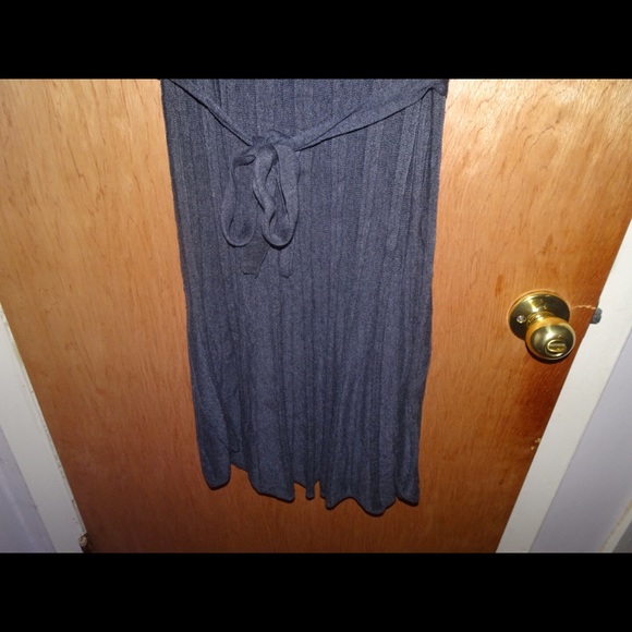 Max Studio Dark Gray Size Small Dress with Pleats - Picture 4 of 6