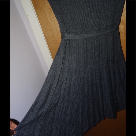Max Studio Dark Gray Size Small Dress with Pleats - Picture 6 of 6
