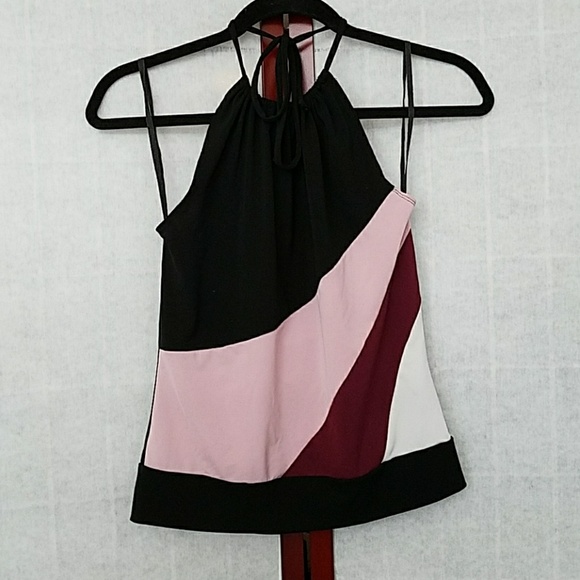 Iz Byer Tops - Iz Byer pink and black tank top. Juniors size L.