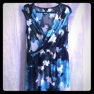 Blue Watercolor Dress 👗 by Mossimo 👗