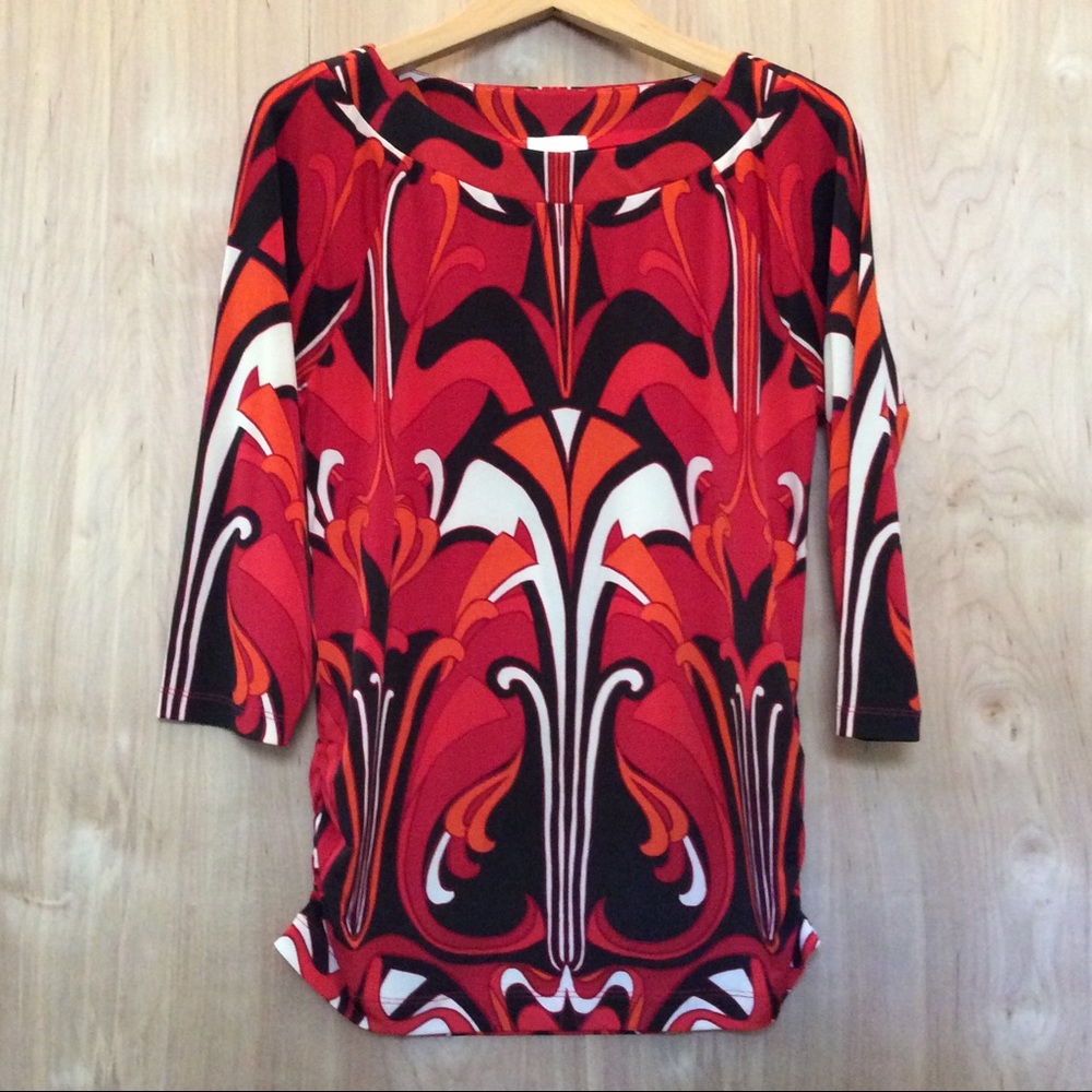 Chico's 3/4 Length Sleeve Blouse Size 0 / Small