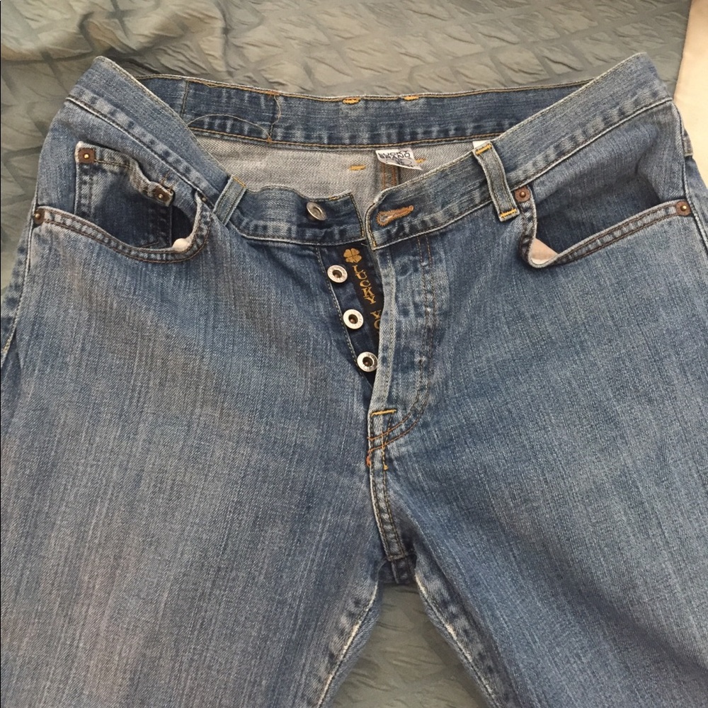 Lucky Brand jeans button fly easy rider