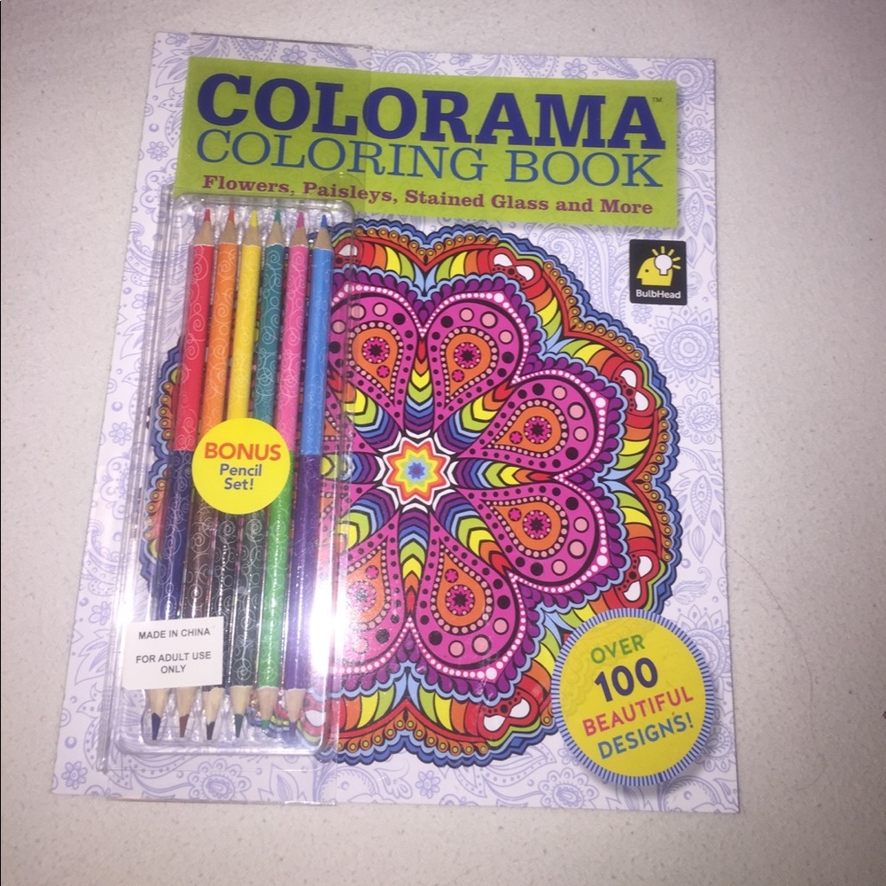 New adult coloring book