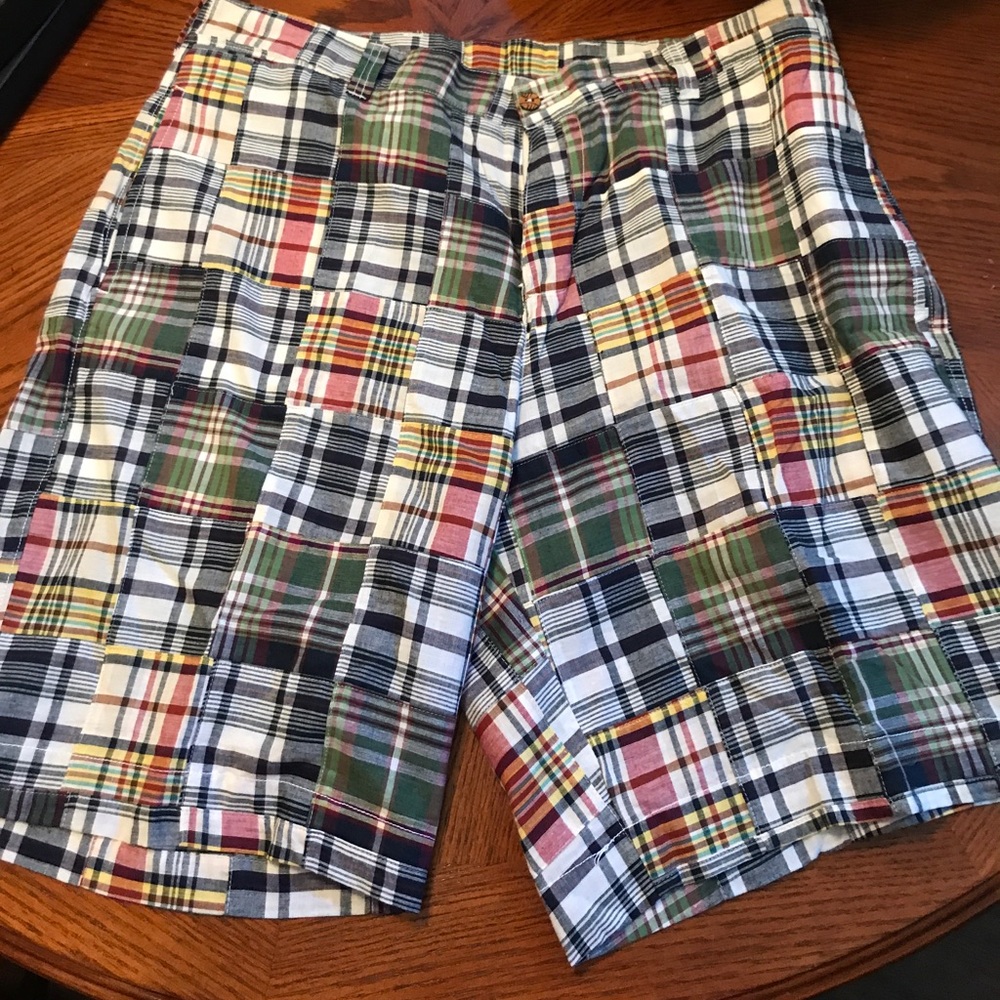 NWOT Barry Bricken plaid shorts