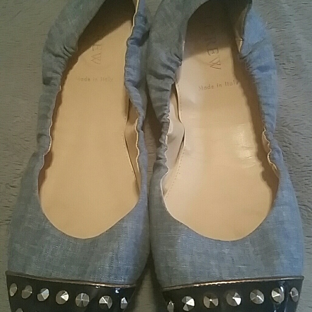 JCREW stud flats