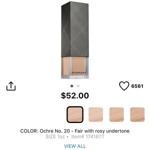burberry 1oz cashmere soft matte foundation gold