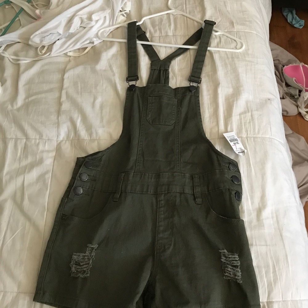 Overalls shorts