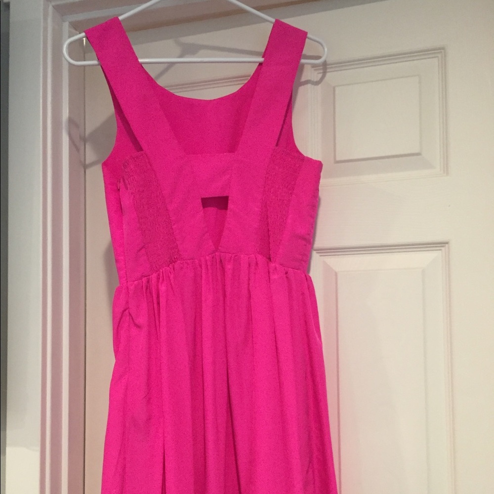 Hot pink sundress
