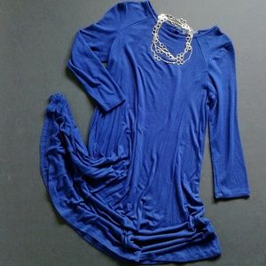 Long-sleeve A-line Dress