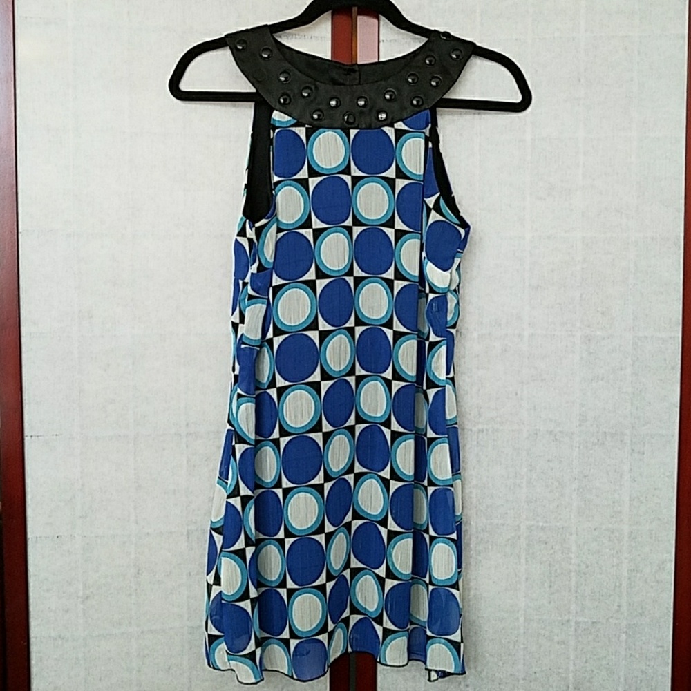 Vintage Rampage blue mod dress/costume Size 5J