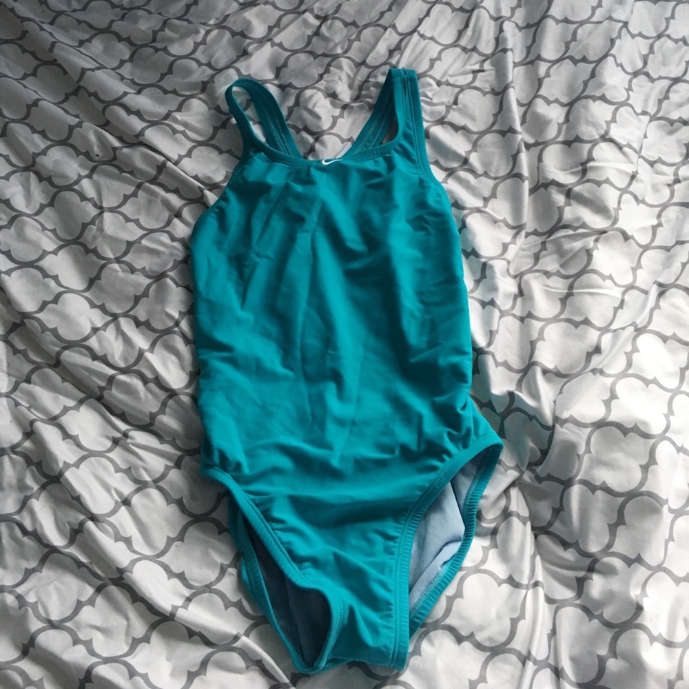 Blue Nike swimsuit