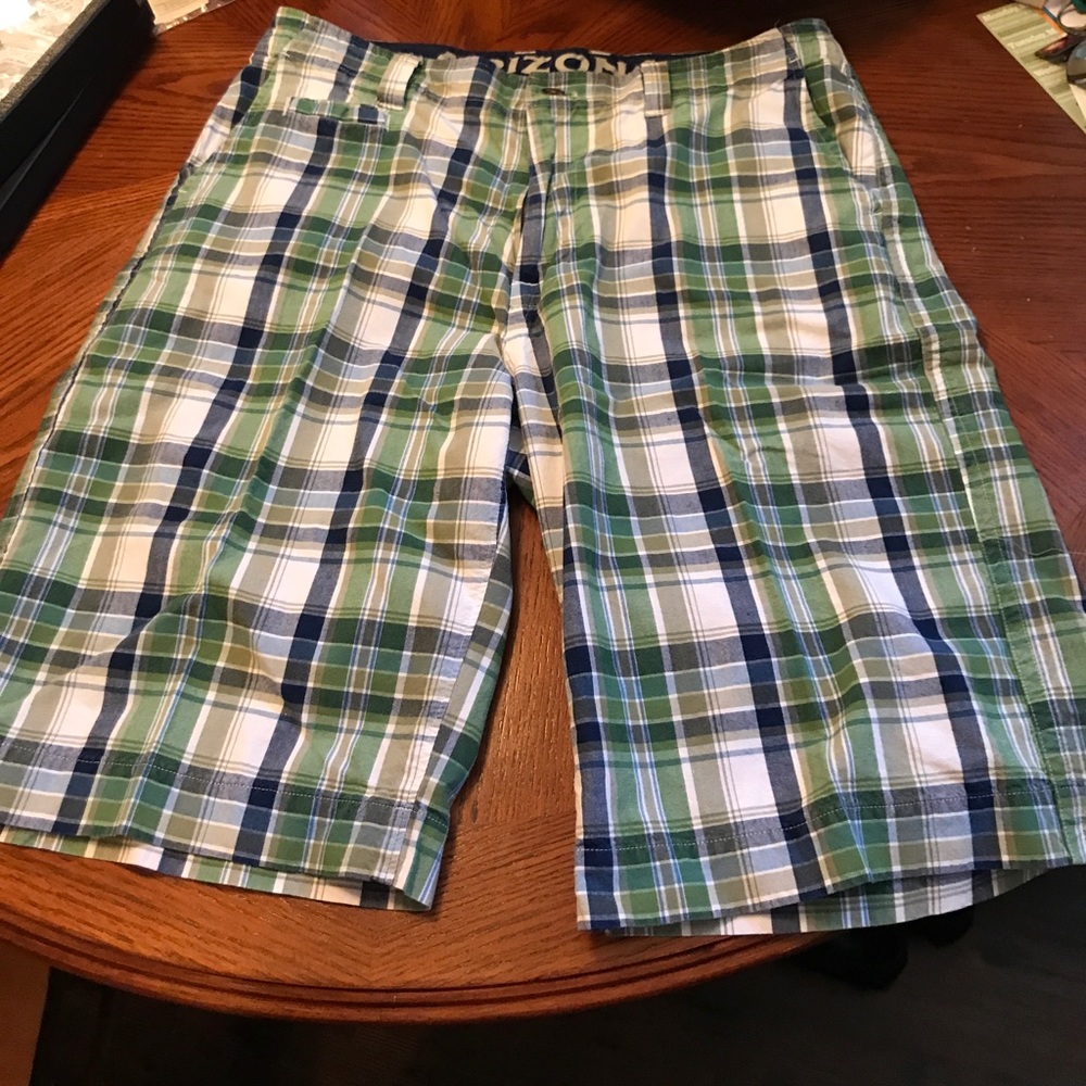 Plaid shorts