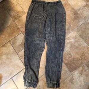 Distressed Gray Joggers