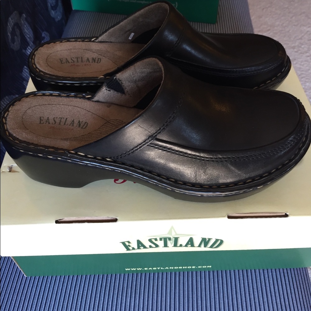 Black slip on shoes