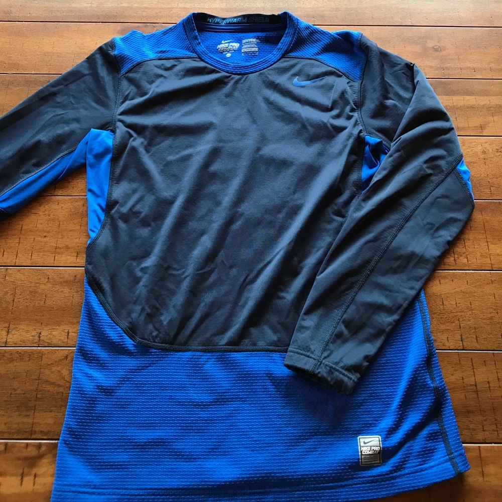NIKE Pro Combat Fitted Thermal Men's Med L/S