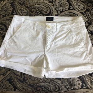 Women's white shorts