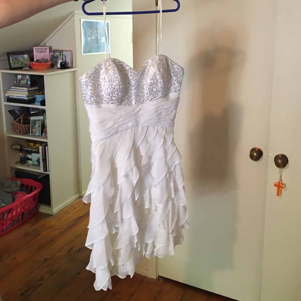 Hailey Logan Short White Dress