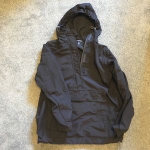 Navy Pullover Lands End Raincoat