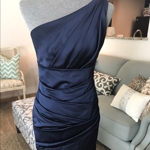 Never worn navy blue bridesmaid dress