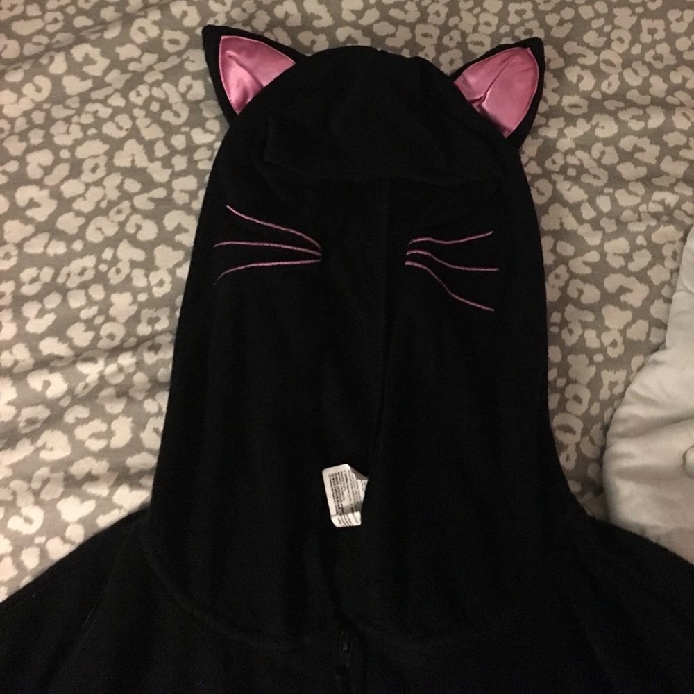 Cat hoodie pj's