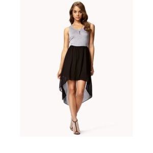 Chiffon hi low skirt