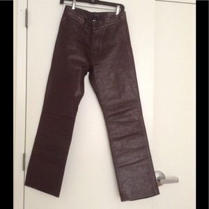 GAP Brown Leather pants
