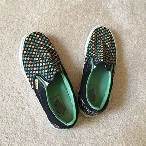 Vans slip-on tennis shoes
