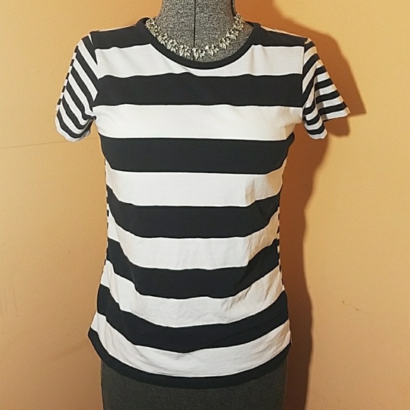 French Connection Tops - French Connection navy&white striped tee