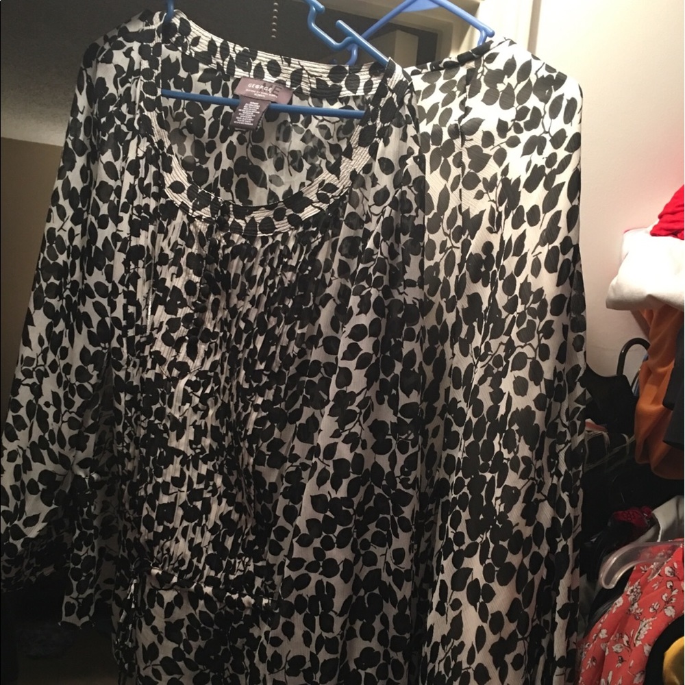 Beautiful Black & White 2 piece dress