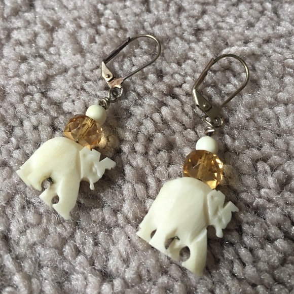 ELEPHANT EARRINGS - Picture 1 of 1