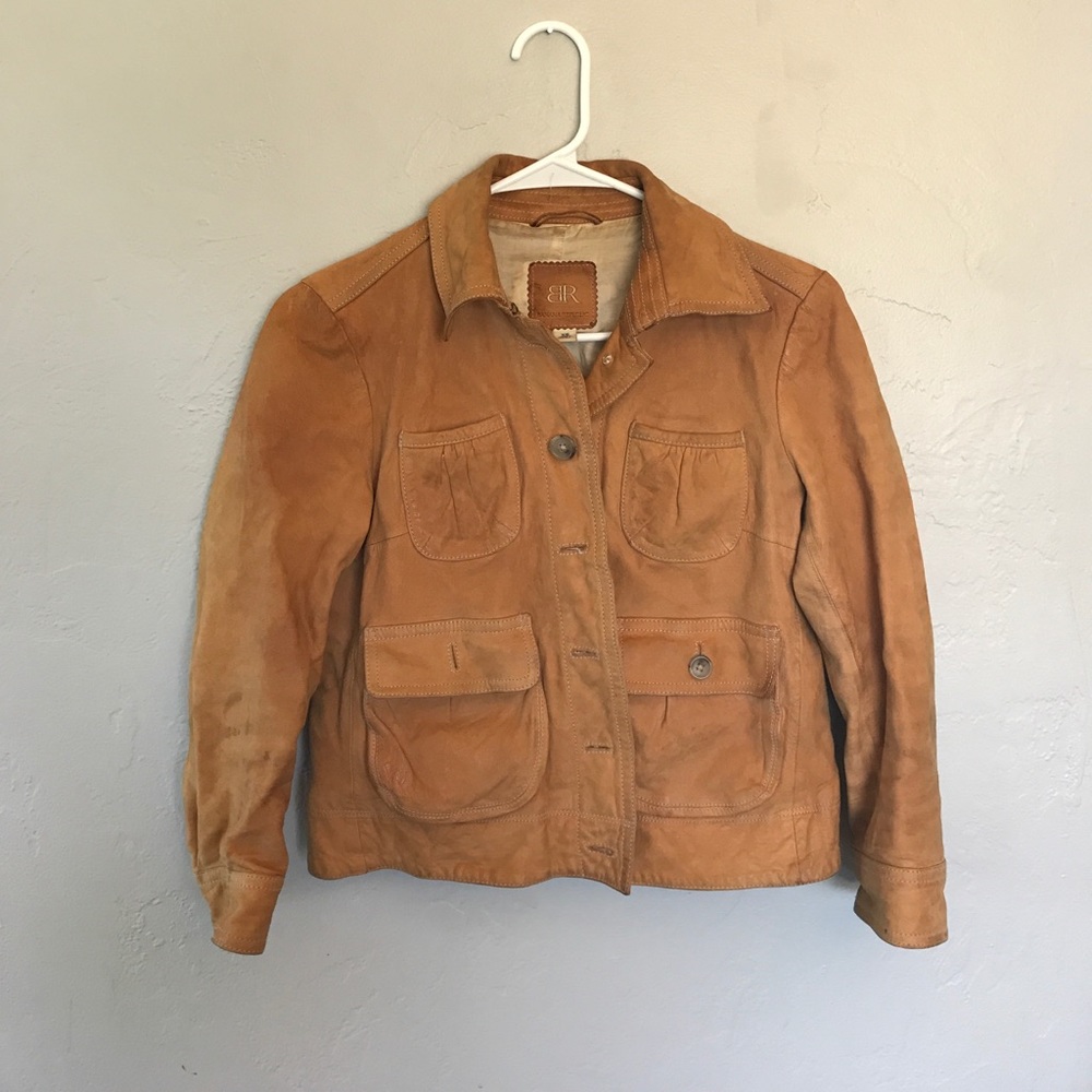 🎀SOLD🎀 Vintage Banana Republic Leather Jacket