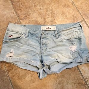 Light Wash Denim Shorts
