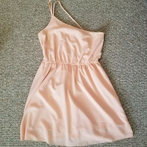 Peach polka dot sundress