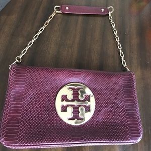 Tory Burch Gold Chain Hand Bag [lighty used]