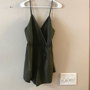 Olive Green Romper
