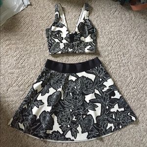 Express top and skirt
