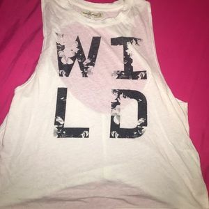 White tank with open back