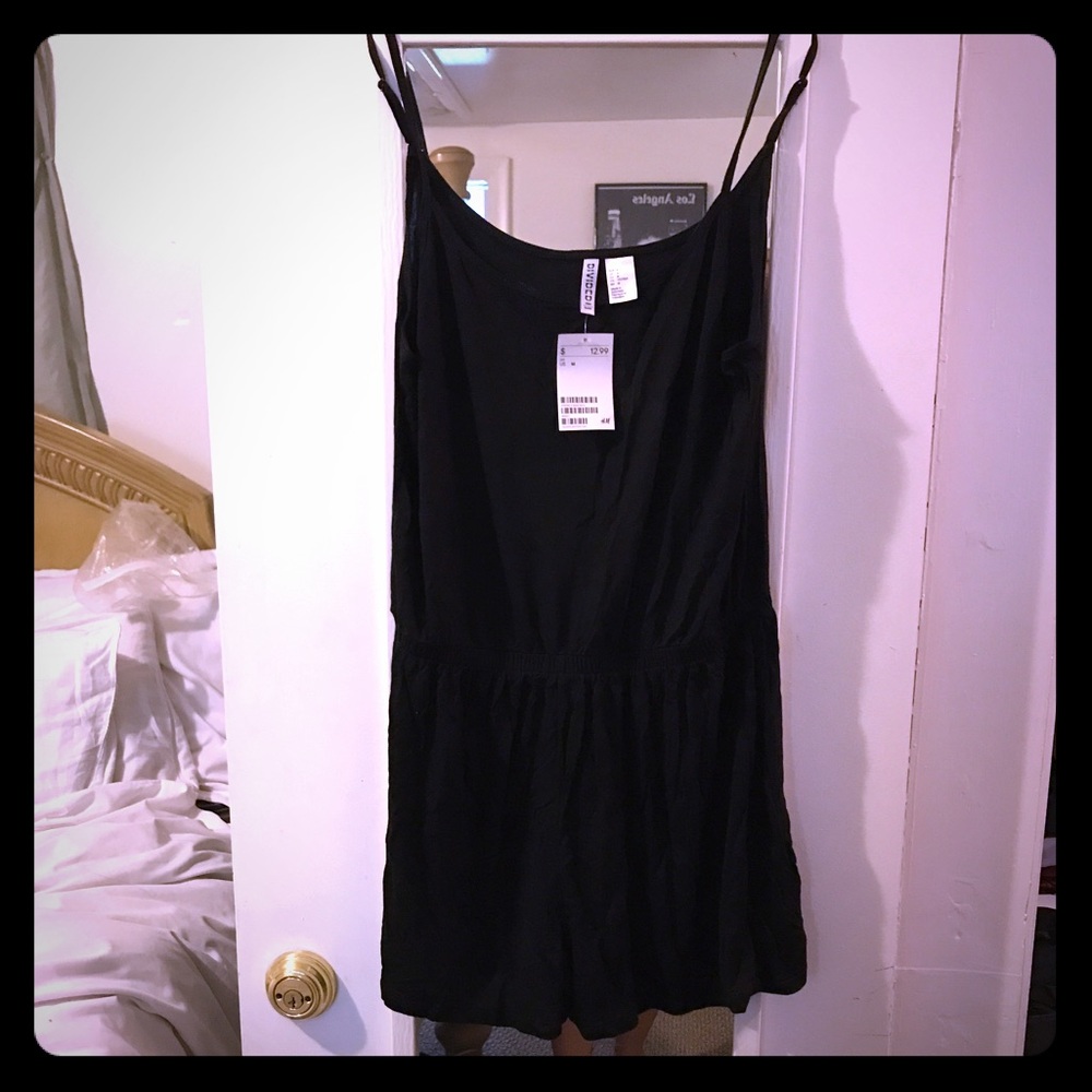 All black romper