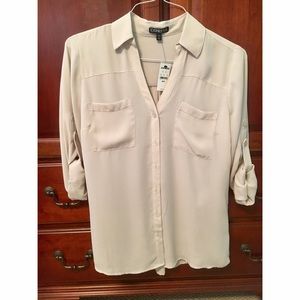 Sheer Beige Top