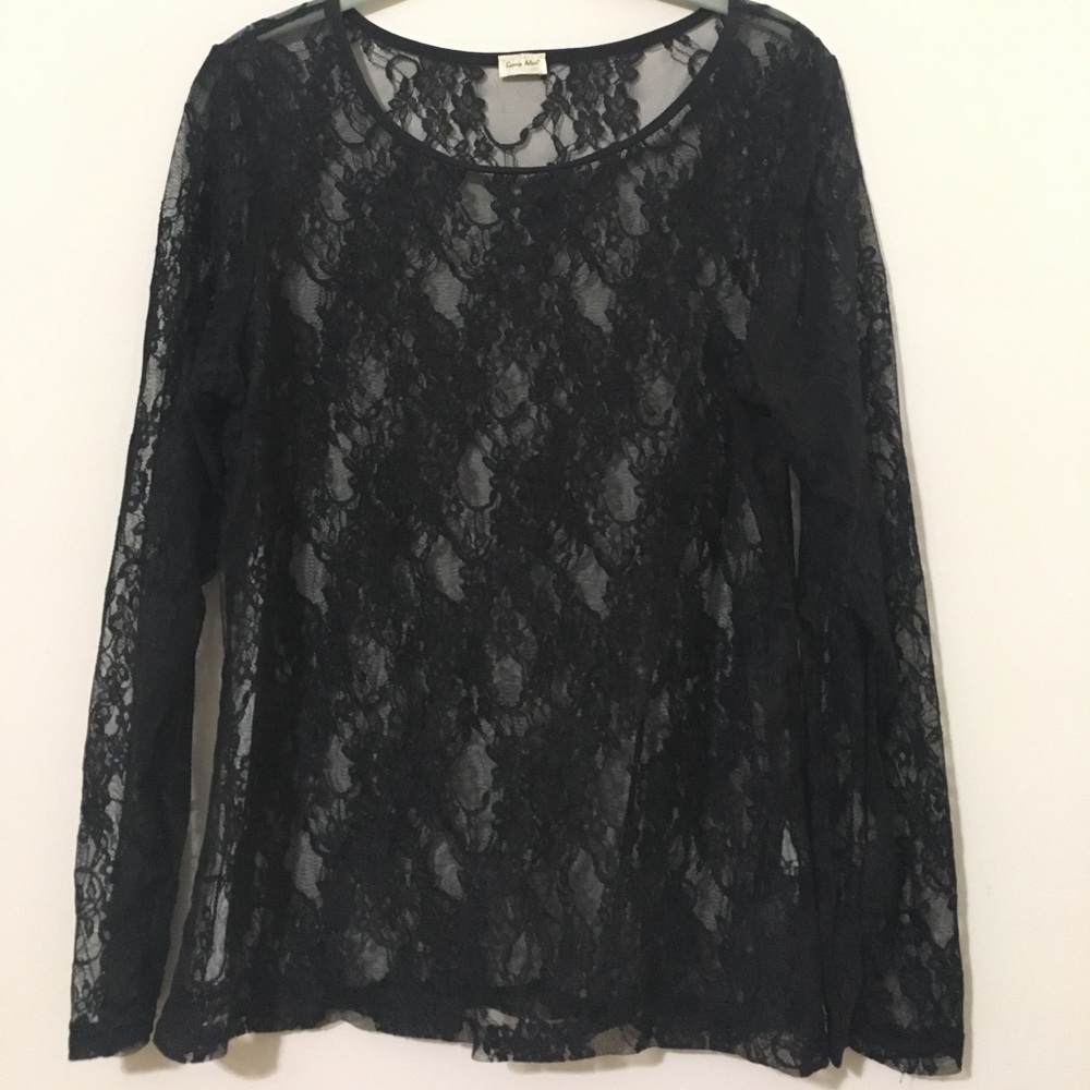Lace, long-sleeve Shirt